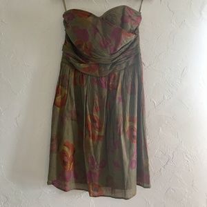 FLOUNCE TBD · Strapless Floral Sundress